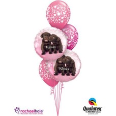 Bukiet 131 Puppy Kisses Qualatex #34075-2 40863-3